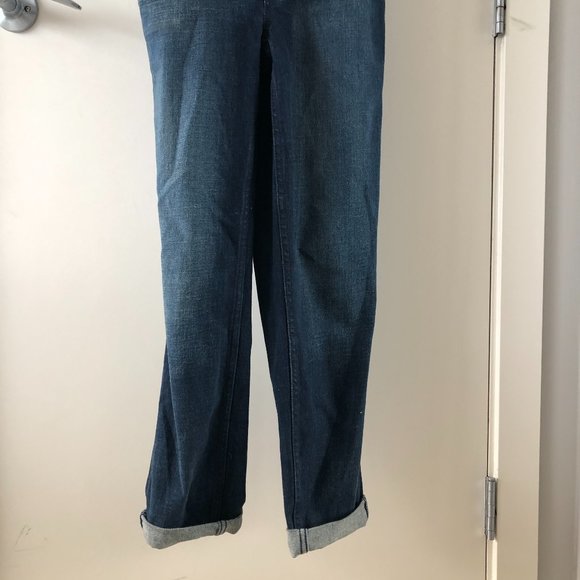 American Eagle Slim Fit Dark Denim Overalls - Picture 3 of 10